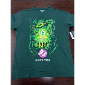 NWT Ghostbusters Oversized Green Short Sleeve Tee Size Small/Medium